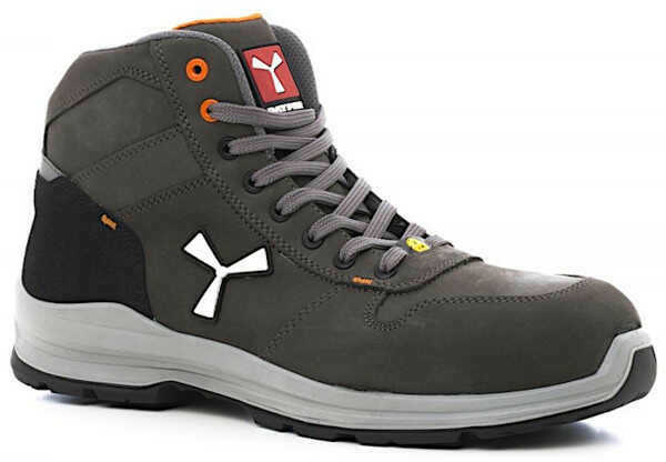 Payper GET FORCE MID S3 ESD SRC Ανθρακί Μποτάκια Ασφαλείας Μπρος-Πλαϊνή Όψη